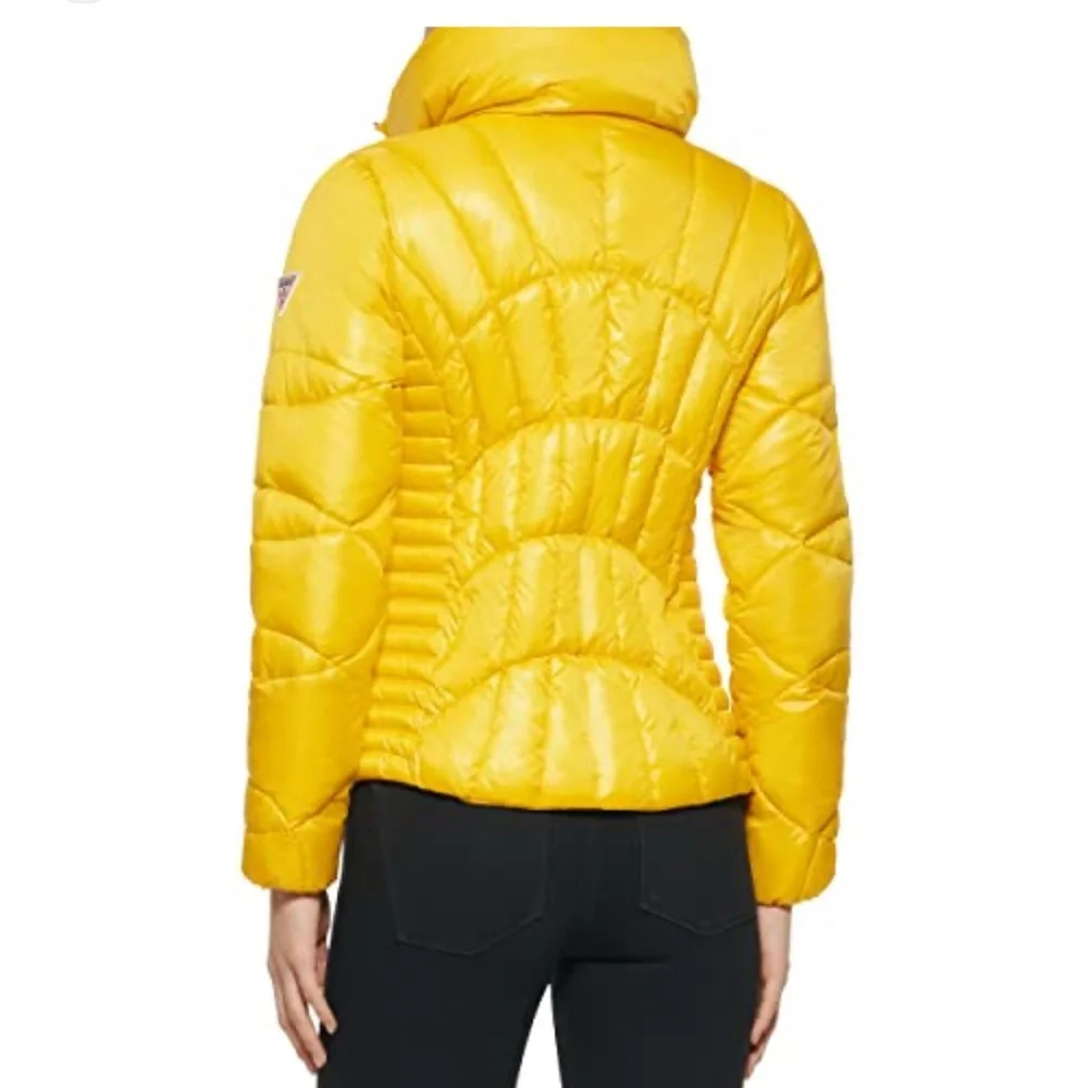 Guess Yellow Puffer Jacket - Picture 8 of 11